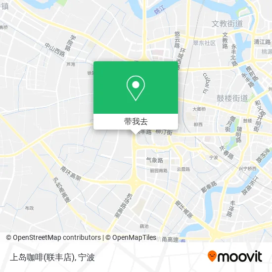 上岛咖啡(联丰店)地图