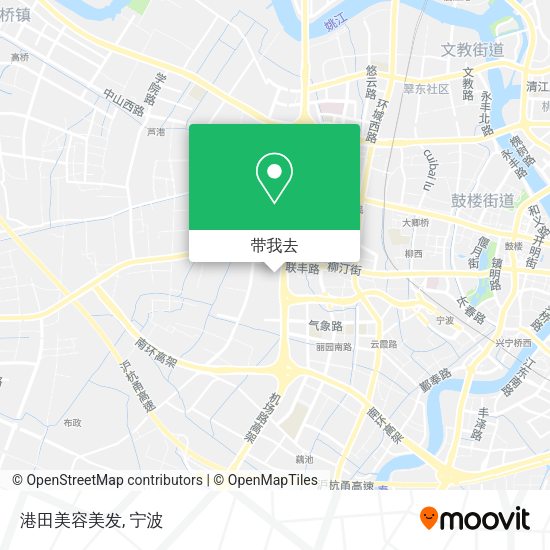 港田美容美发地图