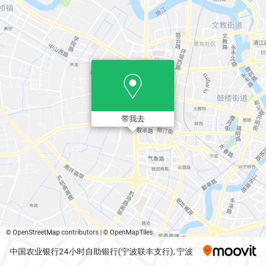 中国农业银行24小时自助银行(宁波联丰支行)地图