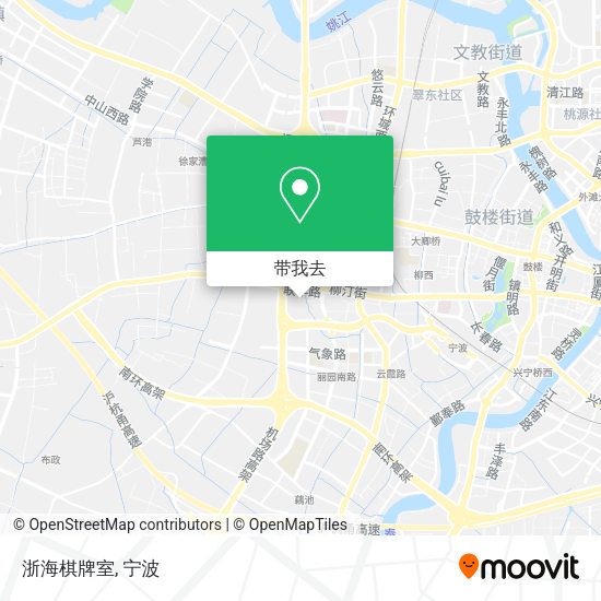 浙海棋牌室地图