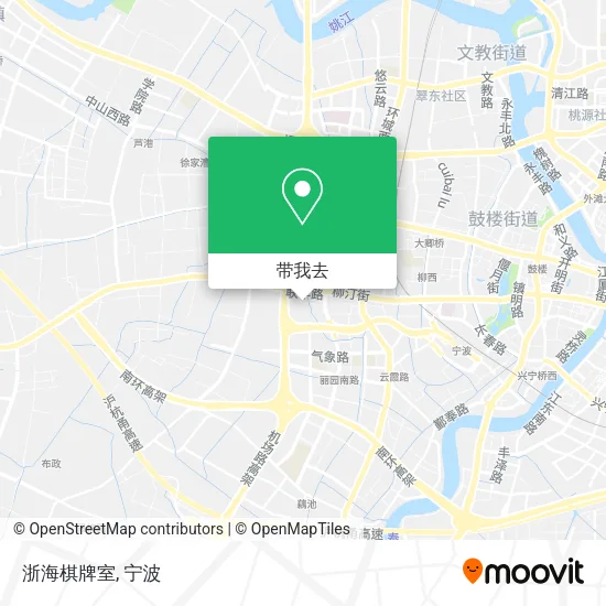 浙海棋牌室地图