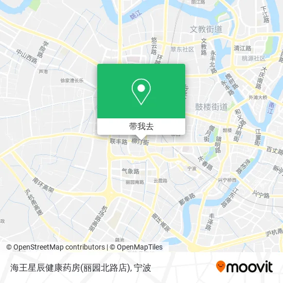海王星辰健康药房(丽园北路店)地图
