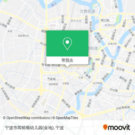 宁波市闻裕顺幼儿园(金地)地图