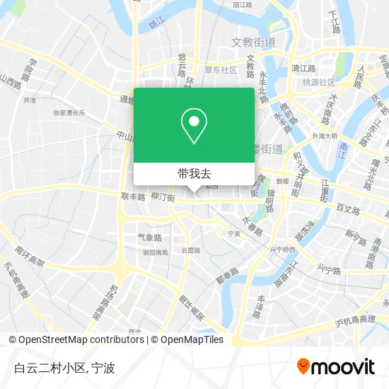 白云二村小区地图
