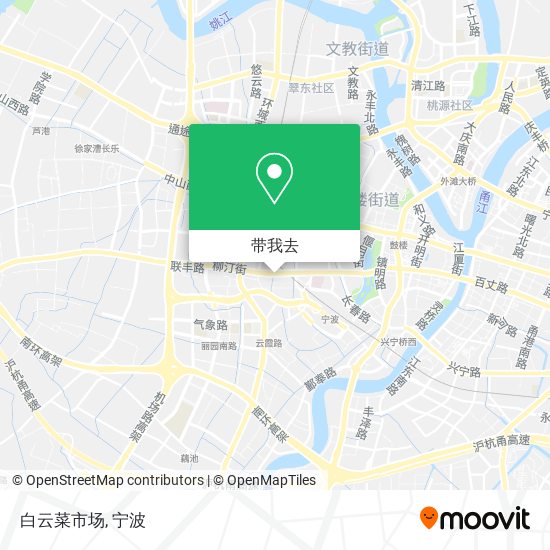 白云菜市场地图