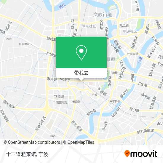 十三道粗菜馆地图