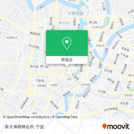 新天海棋牌会所地图