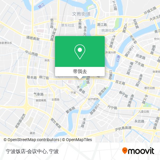 宁波饭店-会议中心地图