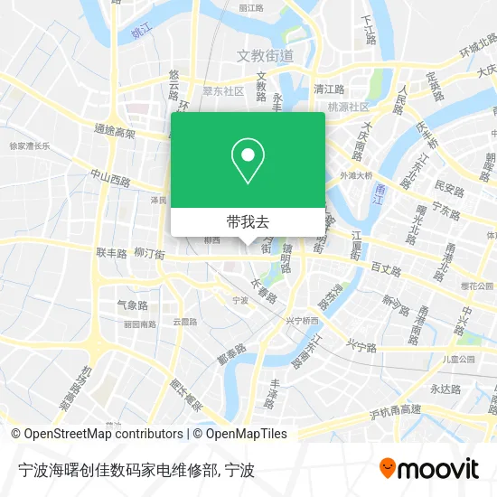 宁波海曙创佳数码家电维修部地图
