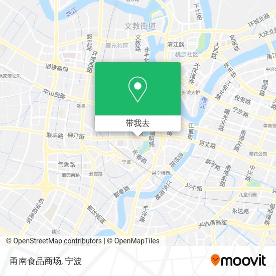 甬南食品商场地图