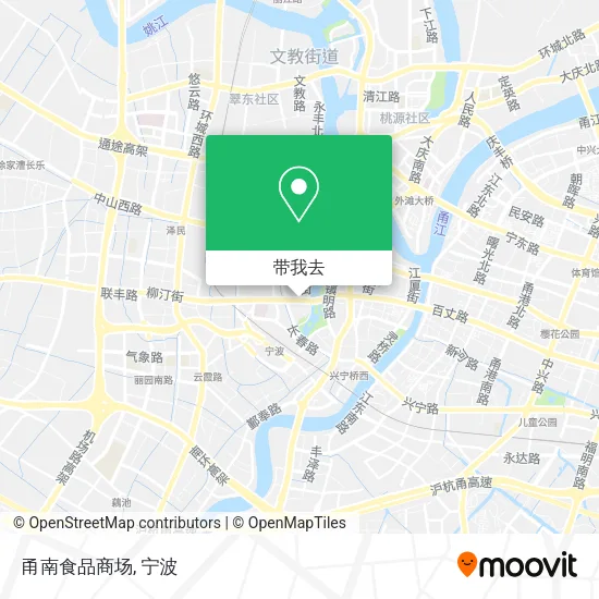 甬南食品商场地图