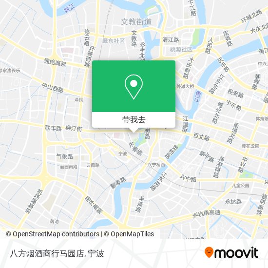 八方烟酒商行马园店地图