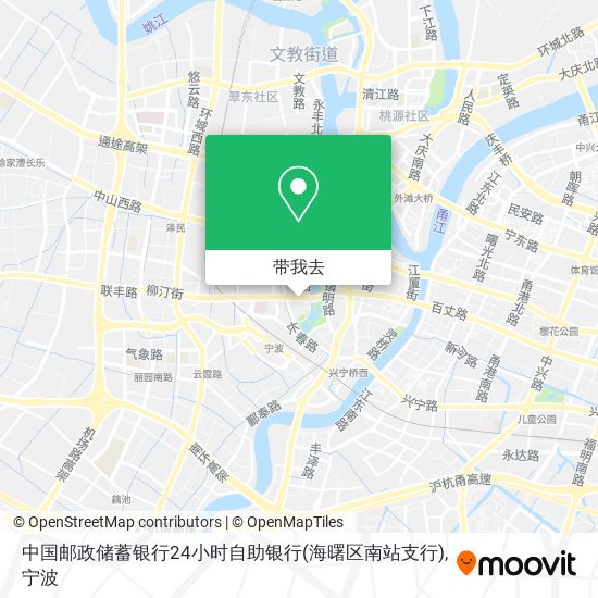 中国邮政储蓄银行24小时自助银行(海曙区南站支行)地图