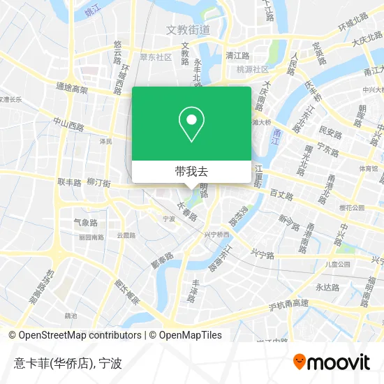 意卡菲(华侨店)地图