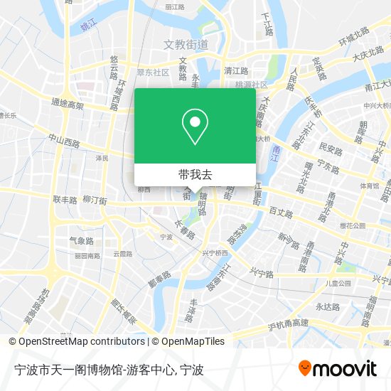 宁波市天一阁博物馆-游客中心地图