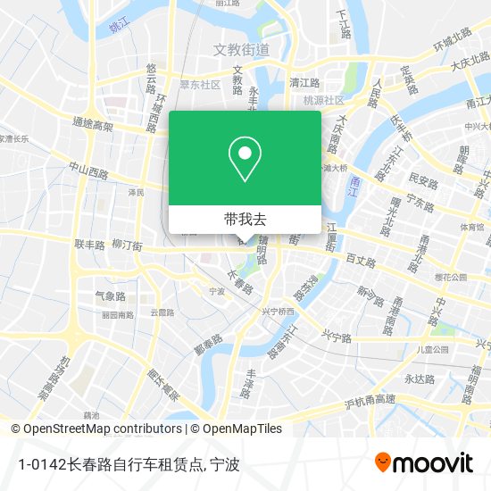 1-0142长春路自行车租赁点地图