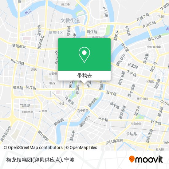 梅龙镇糕团(迎凤供应点)地图