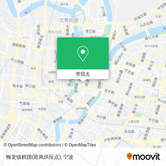 梅龙镇糕团(迎凤供应点)地图
