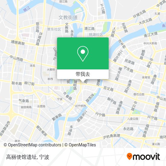 高丽使馆遗址地图