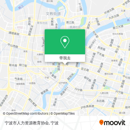 宁波市人力资源教育协会地图