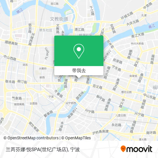 兰芮芬娜·悦SPA(世纪广场店)地图