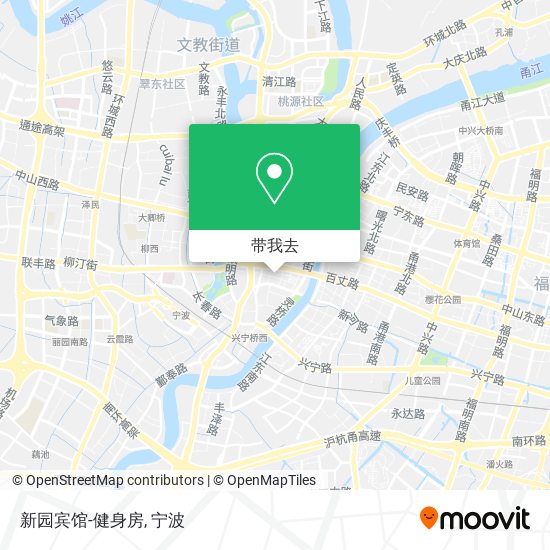 新园宾馆-健身房地图