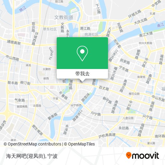 海天网吧(迎凤街)地图