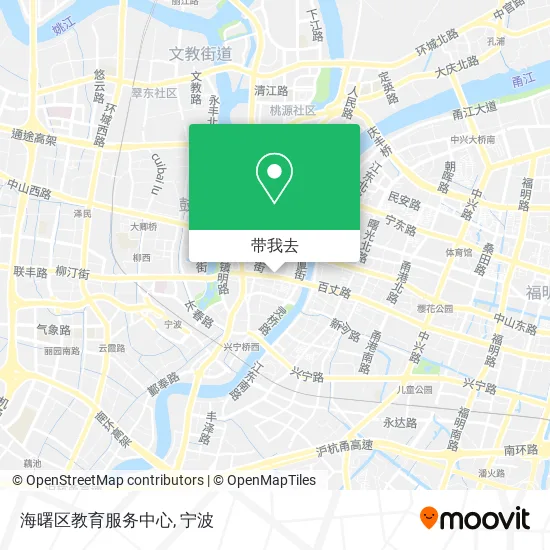 海曙区教育服务中心地图