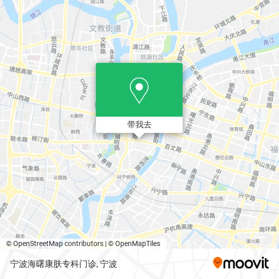 宁波海曙康肤专科门诊地图