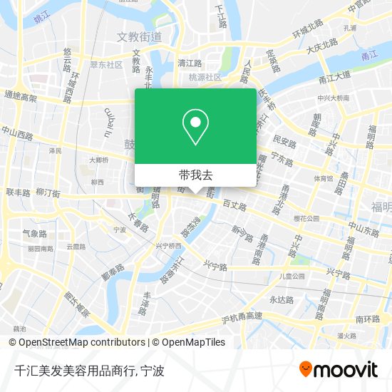 千汇美发美容用品商行地图