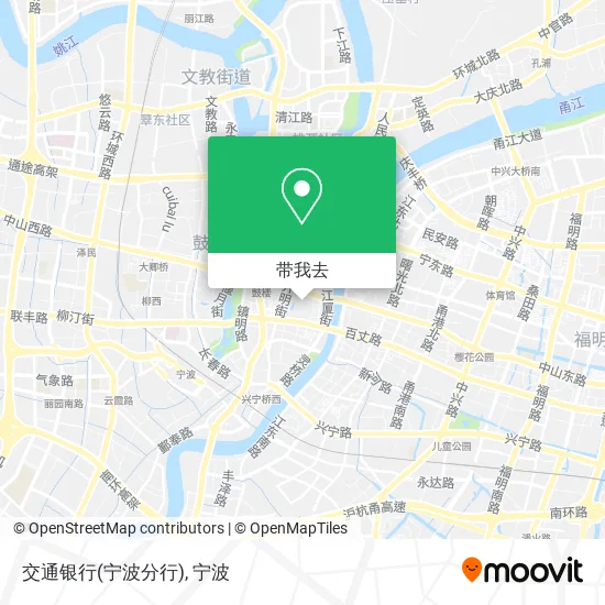 交通银行(宁波分行)地图