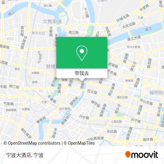 宁波大酒店地图