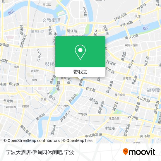 宁波大酒店-伊甸园休闲吧地图