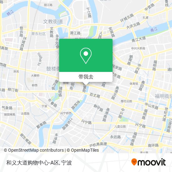 和义大道购物中心-A区地图
