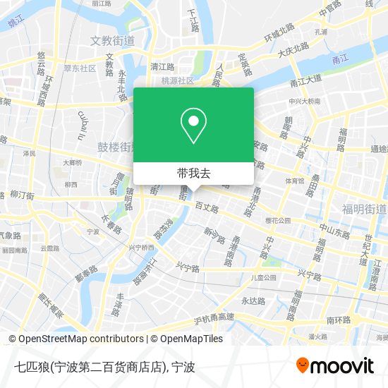 七匹狼(宁波第二百货商店店)地图