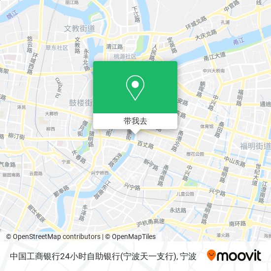 中国工商银行24小时自助银行(宁波天一支行)地图