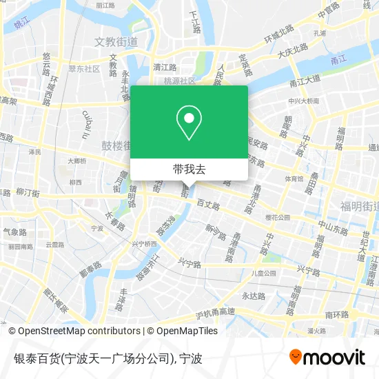 银泰百货(宁波天一广场分公司)地图