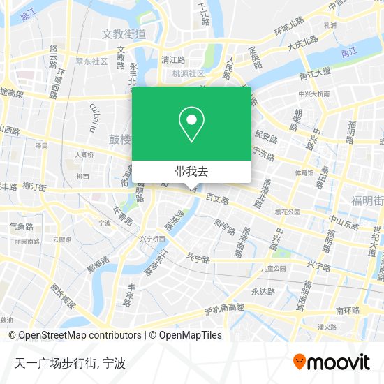 天一广场步行街地图