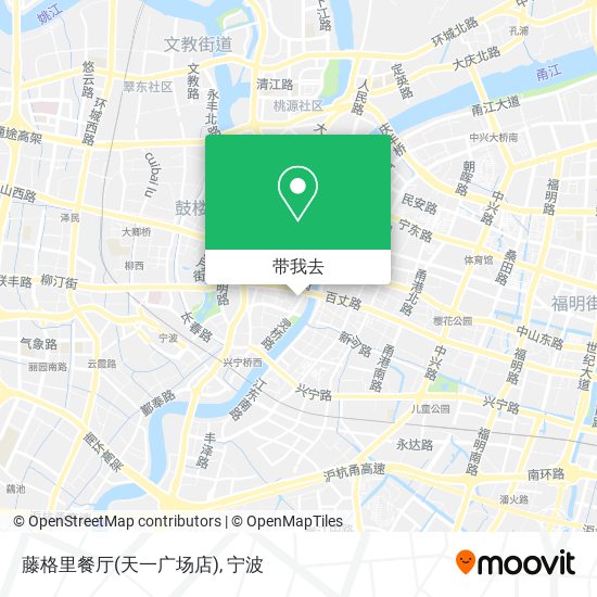 藤格里餐厅(天一广场店)地图