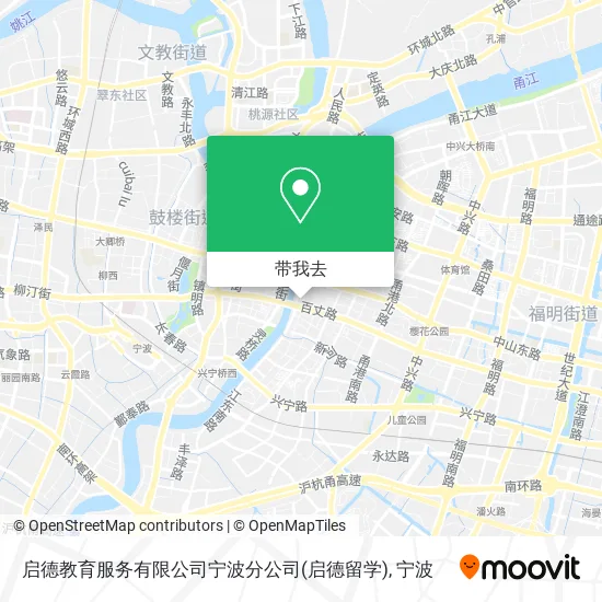 启德教育服务有限公司宁波分公司(启德留学)地图
