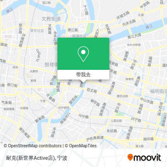 耐克(新世界Active店)地图