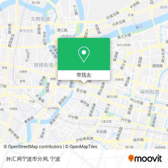 外汇局宁波市分局地图