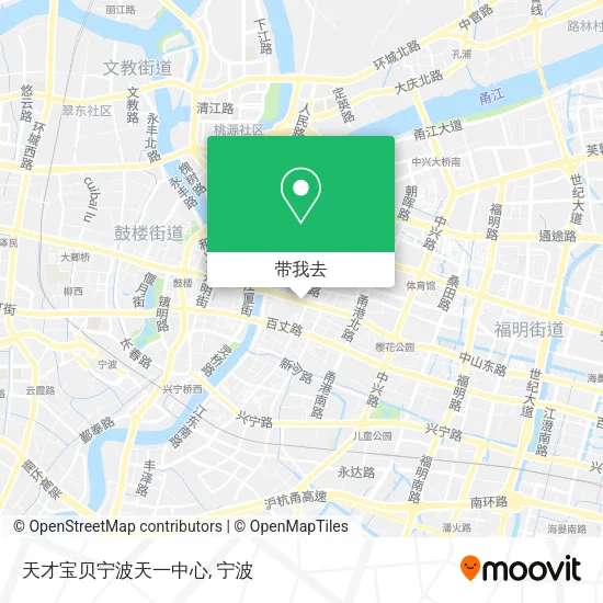 天才宝贝宁波天一中心地图
