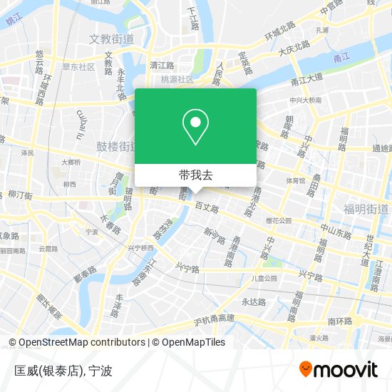 匡威(银泰店)地图