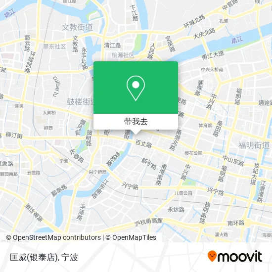匡威(银泰店)地图
