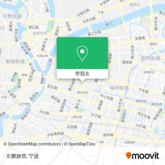 京鹏旅馆地图