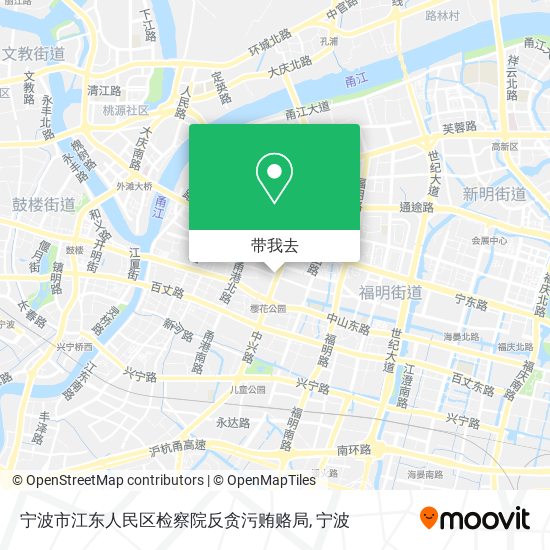 宁波市江东人民区检察院反贪污贿赂局地图