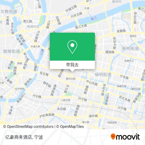 亿豪商务酒店地图