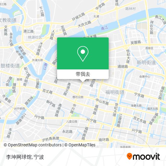 李坤网球馆地图