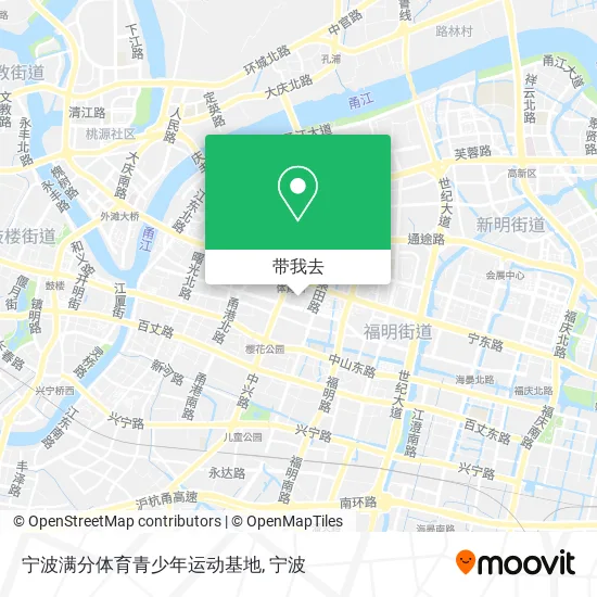 宁波满分体育青少年运动基地地图